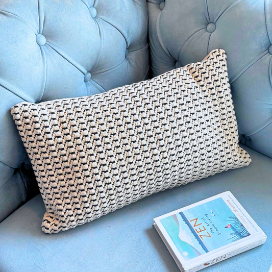 Braided Oblong Cushion Covers