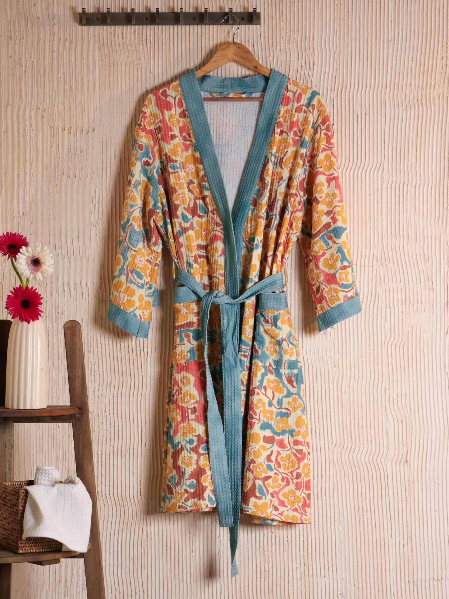 Flower Charm Bath Robe