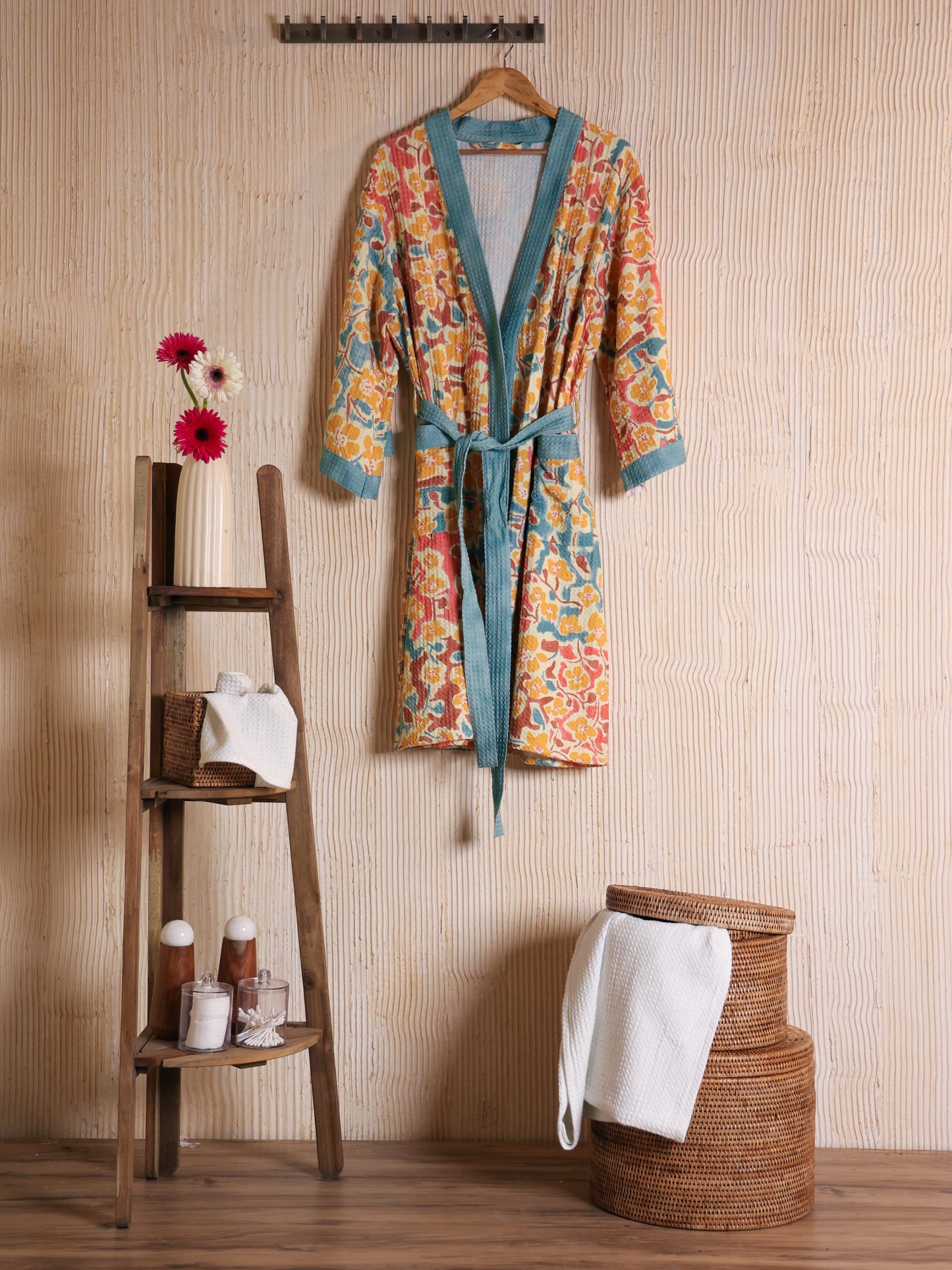 Flower Charm Bath Robe