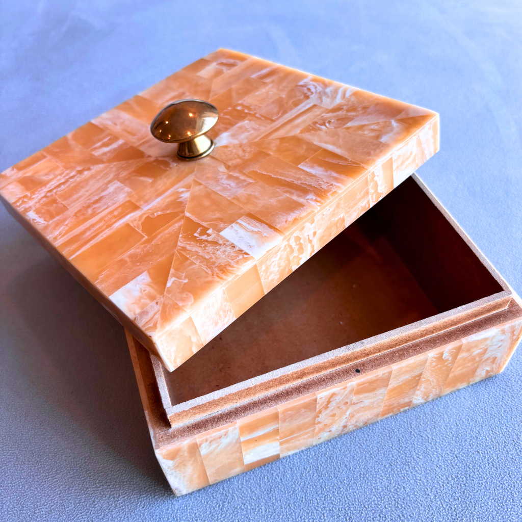 Artisan Wood & Resin Box