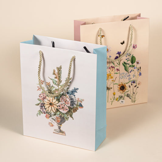 Floral Whimsy - Set of 2 Gift Bags